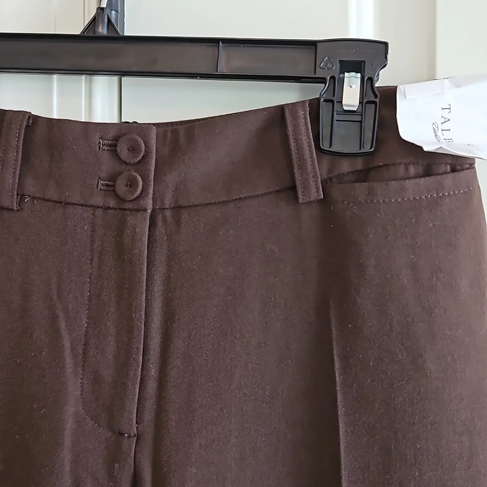 Nwt women's sz 2p brown talbots heritage boots pants - Picture 3 of 7